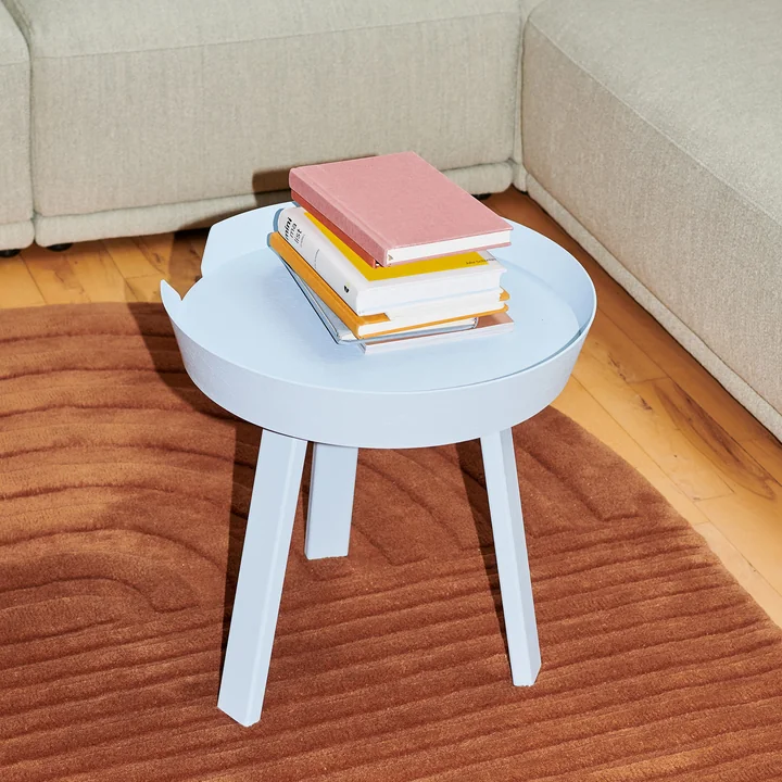 Muuto - Around Beistelltisch, Ø 45 cm, hellblau