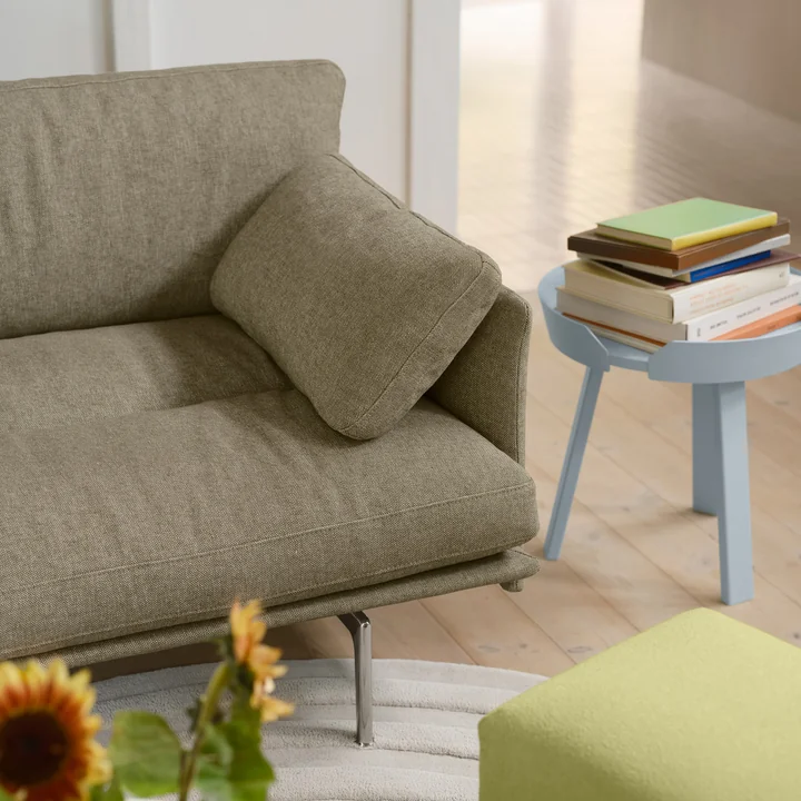Muuto - Around Beistelltisch, Ø 45 cm, hellblau
