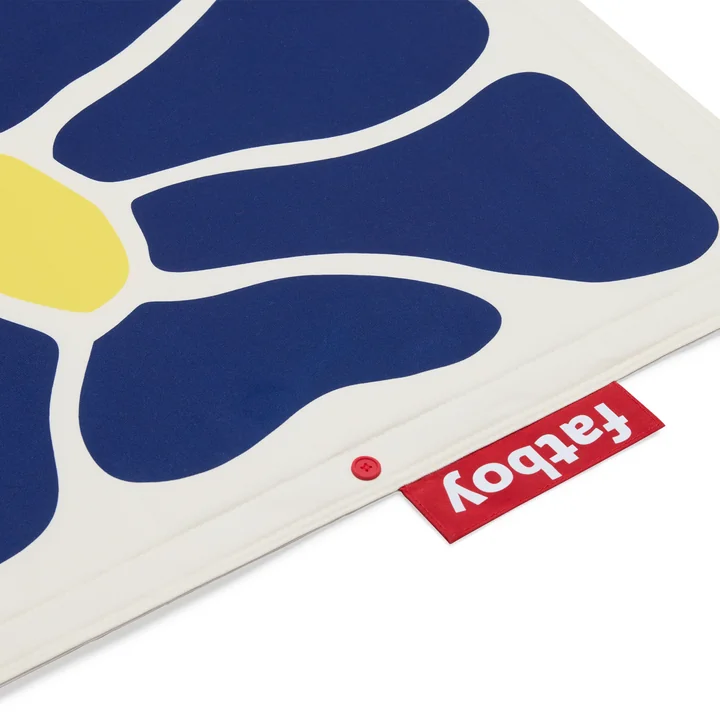 Fatboy - Flying Carpet, 180 x 140 cm, floral navy / creme