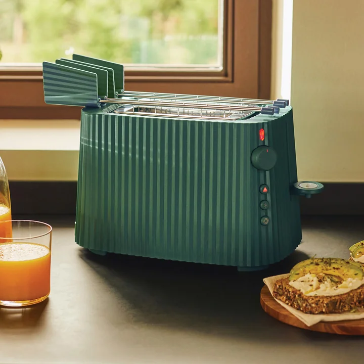 Alessi - Toasterzange für Plissé Toaster, grün (2er-Set)