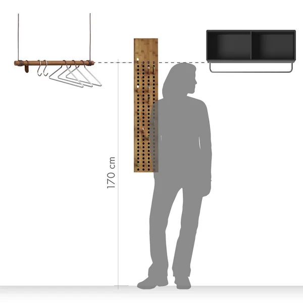 PUK Hängegarderobe