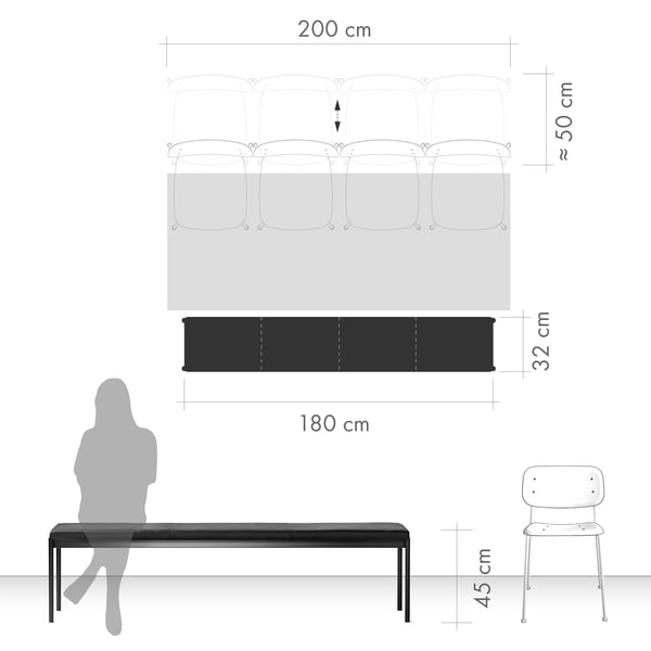 Sitzbänke - die richtige Größe und Höhe