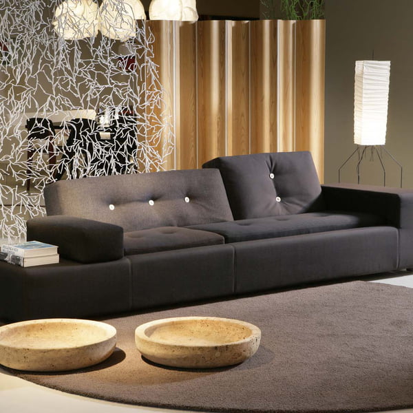 Polder Sofa XL von Vitra in braun
