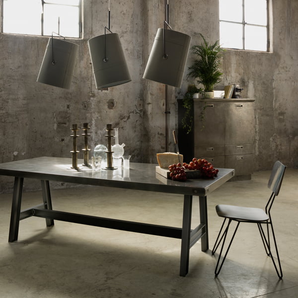 Diesel Living - Fork piccola Pendelleuchte, braun / grau