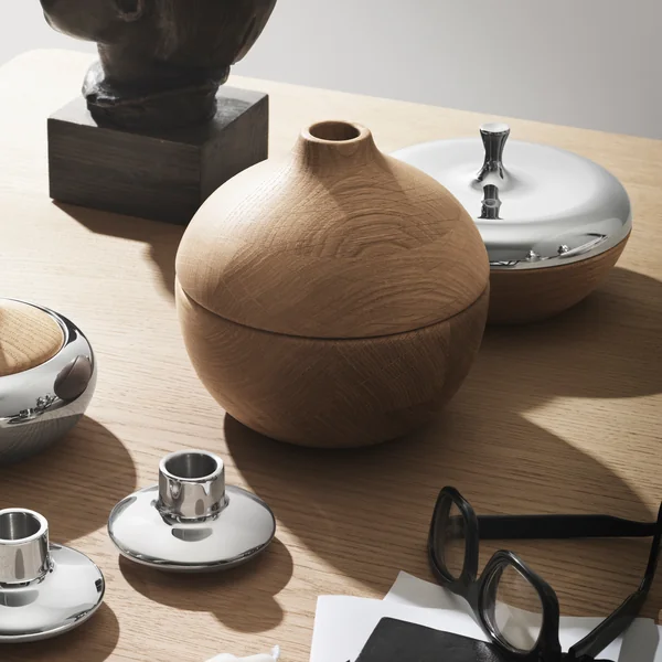 Henning Koppel Bonbonniere von Georg Jensen aus Eichenholz