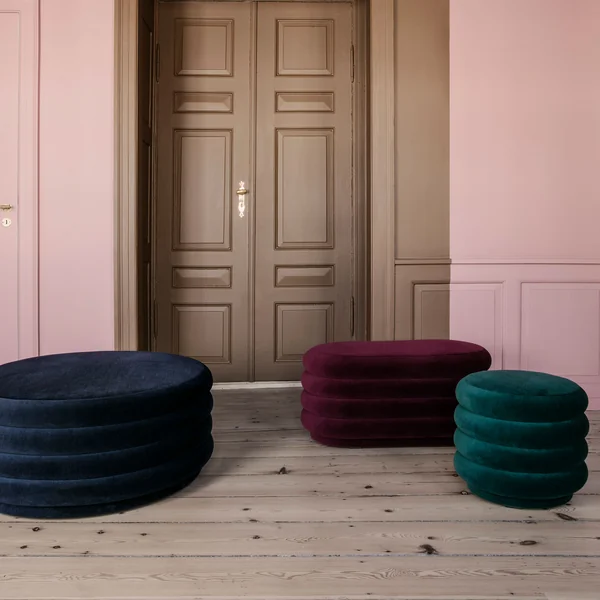 Pouf Velour von Ferm Living