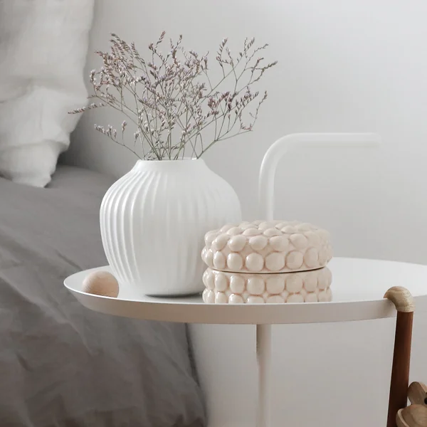 Kähler Design - Hammershøi Vase, H 12,5 cm / weiß