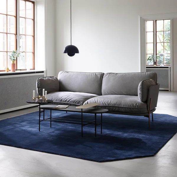The Moor Teppich AP8 von &Tradition - 300 x 300 cm, blue midnight