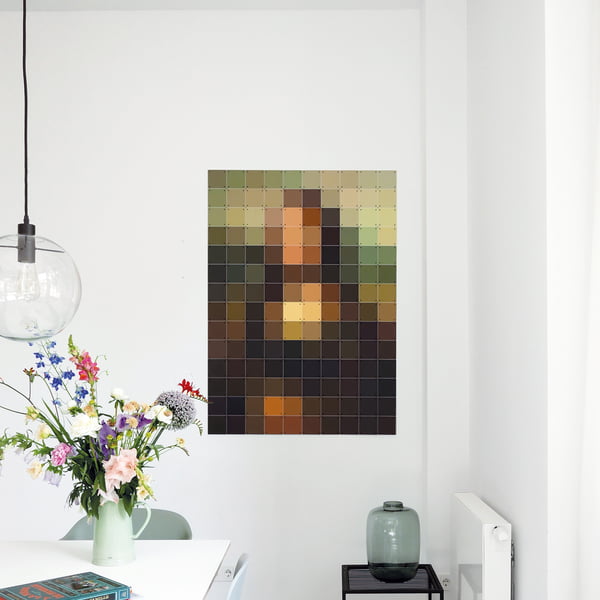 Mona Lisa (Pixel) 100 x 140 cm von IXXI
