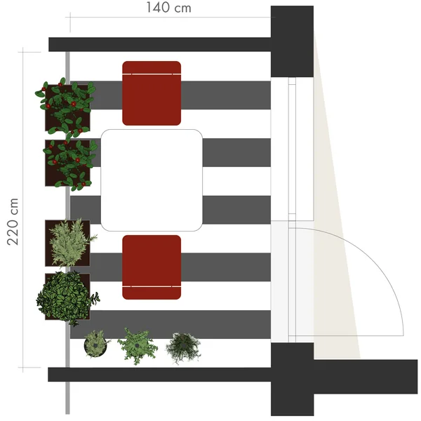Infografik - Balkone