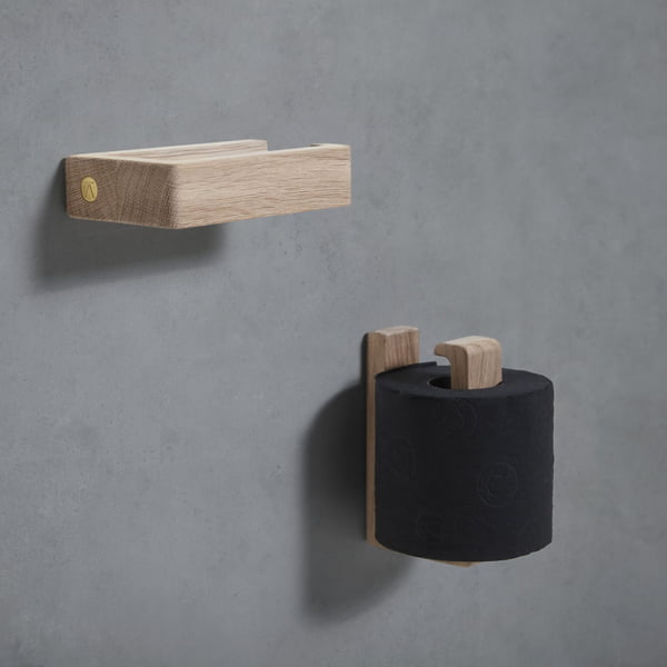 Toilettenpapierhalter von Andersen Furniture aus Eichenholz