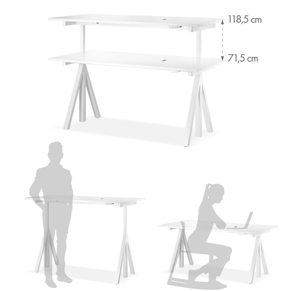 Höhenverstellbarer Schreibtisch – für mehr Gesundheit