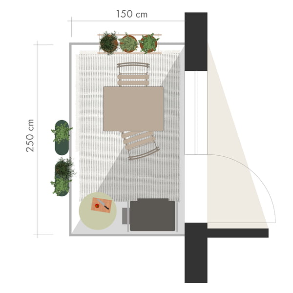 Infografik - Outdoorküche - Balkon