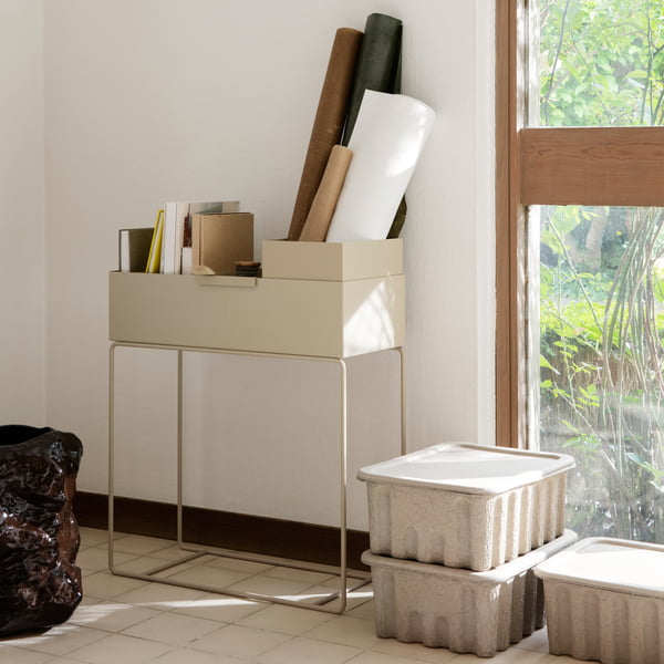 Plant Box und Paper Pulp Aufbewahrungsbox von ferm Living