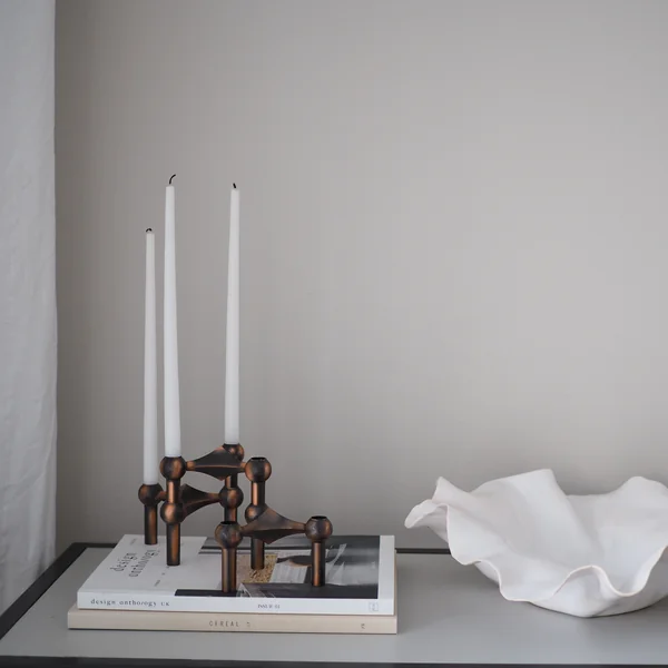 Stoff Nagel - Kerzenhalter