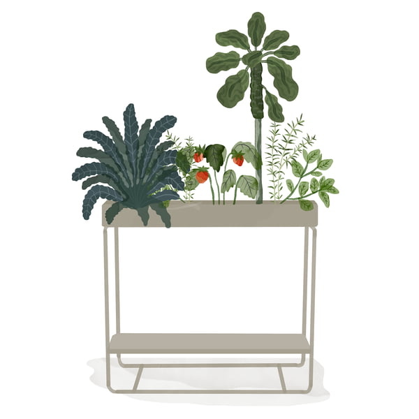 ferm Living _ Plant Box - zwei Ebenen - Aquarell