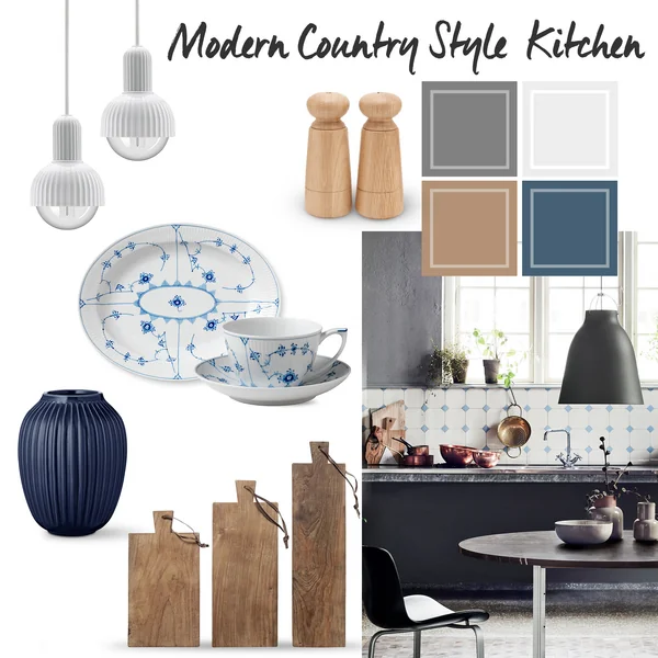 Blogbeitrag - Kücheninspiration - 4 Küchen - 4 Styles - Moodboard - Wohnideen - Landhausstil