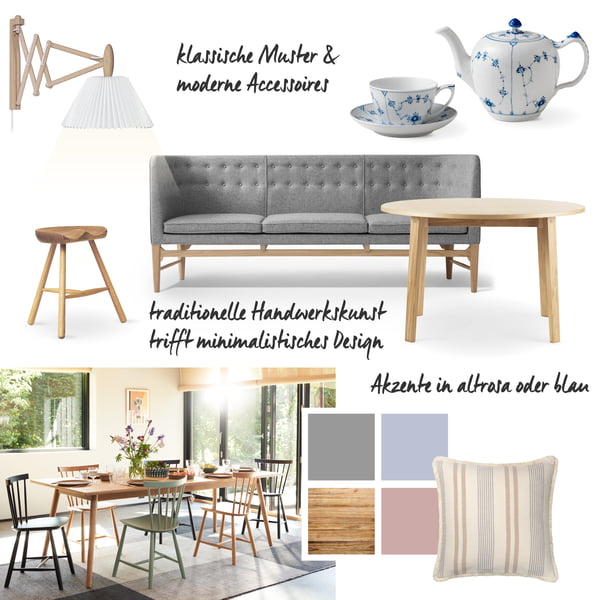 Moodboard modernes Landhaus