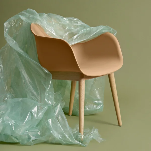 Fiber Chair Wood Base von Muuto