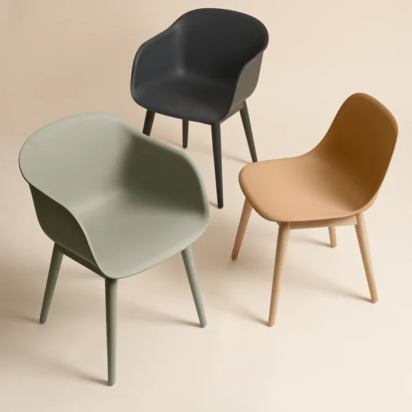 Fiber Side Chair Wood Base von Muuto