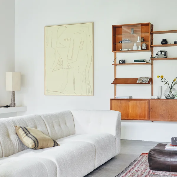 Abstraktes Gemälde Visage von HKliving