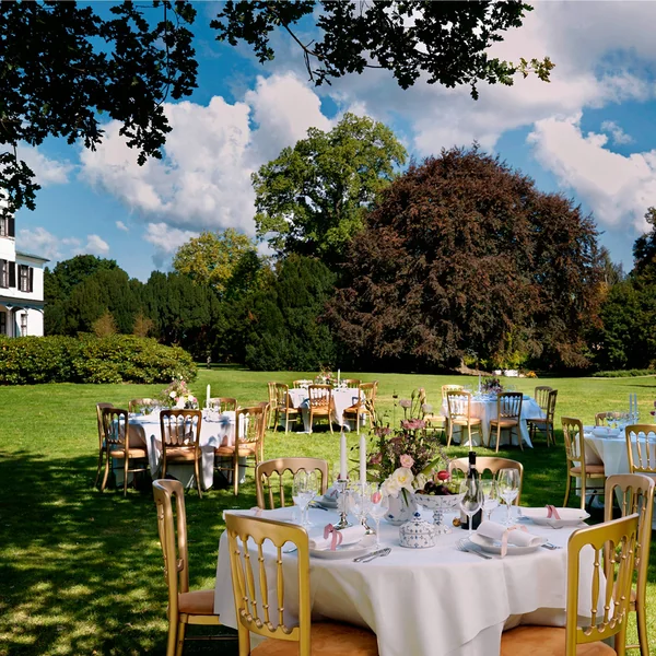 Weiß Gerippt Teller flach von Royal Copenhagen, Gartenhochzeit
