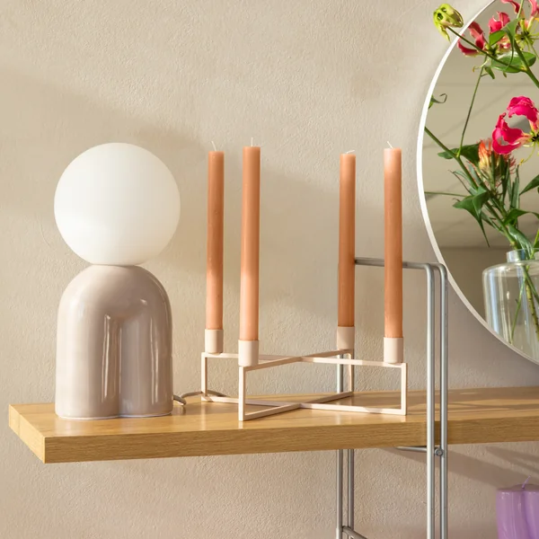 HANA - 4Flames Kerzenstaender, blush Situation