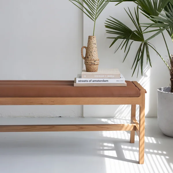 Studio Zondag - Leef Bank 140 cm, cognac