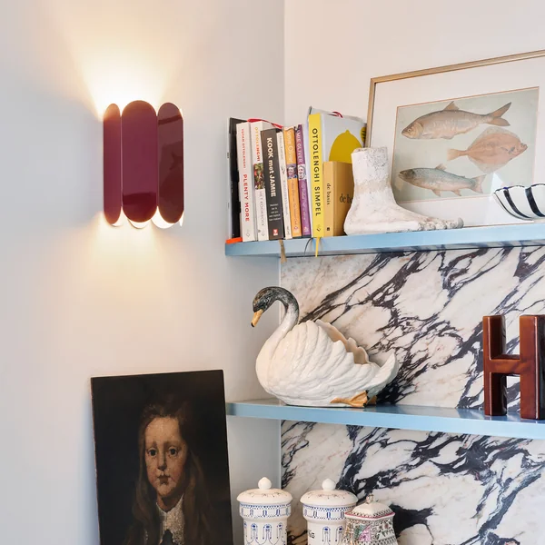 HAY - Arcs Wandleuchte, auburn rot