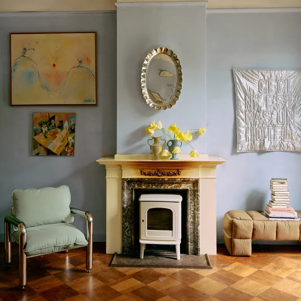 HKliving - Puffy Lobby Bank, 140 cm, pebble